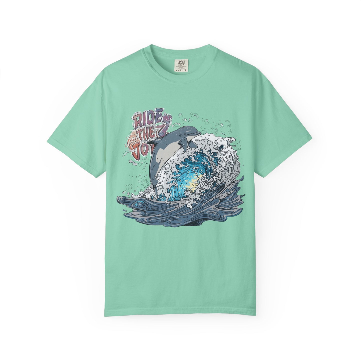 Ride the Wave Dolphin T-Shirt — Ocean Surf Graphic Tee