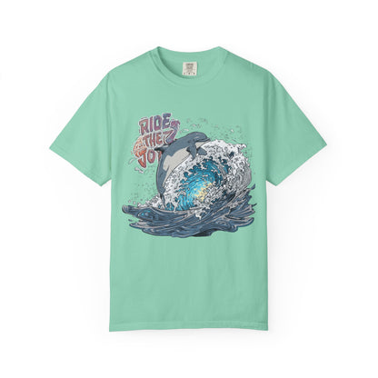Ride the Wave Dolphin T-Shirt — Ocean Surf Graphic Tee