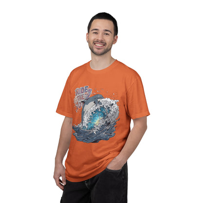 Ride the Wave Dolphin T-Shirt — Ocean Surf Graphic Tee