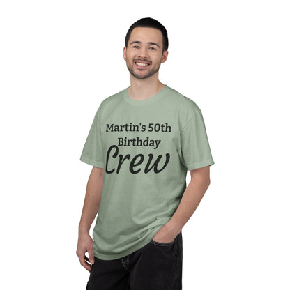 Personalized 'Martin's 50th Birthday Crew' T-Shirt