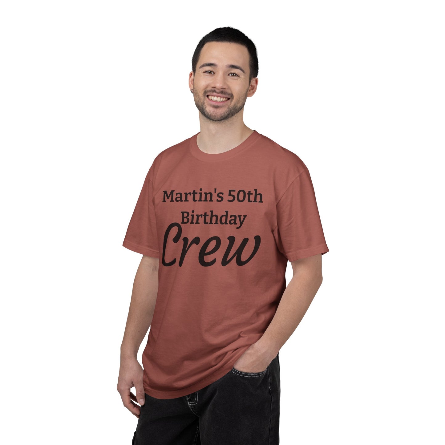 Personalized 'Martin's 50th Birthday Crew' T-Shirt