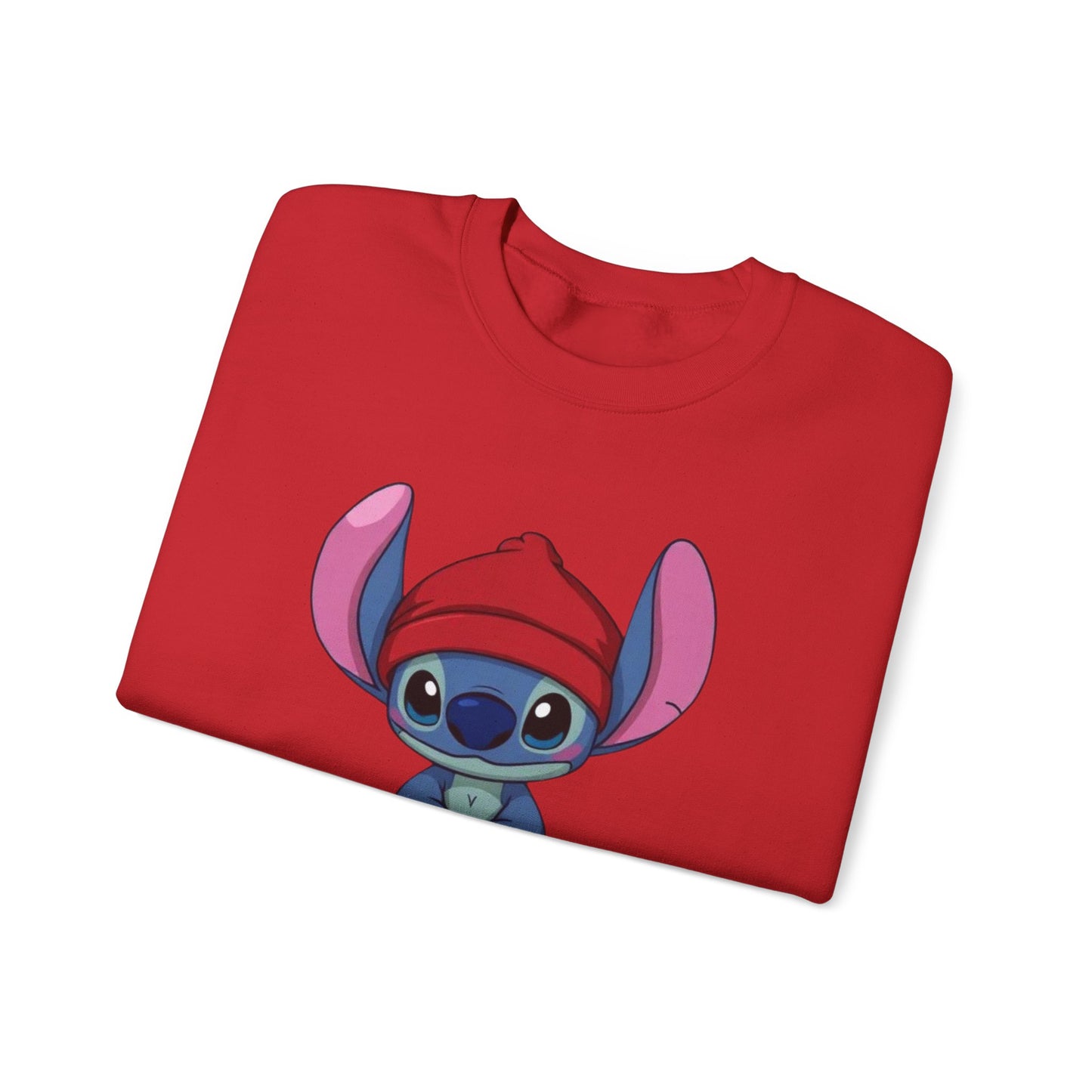 Stitch Cute Crewneck Sweatshirt — “All I Want Is Stitch” Cartoon Pullover