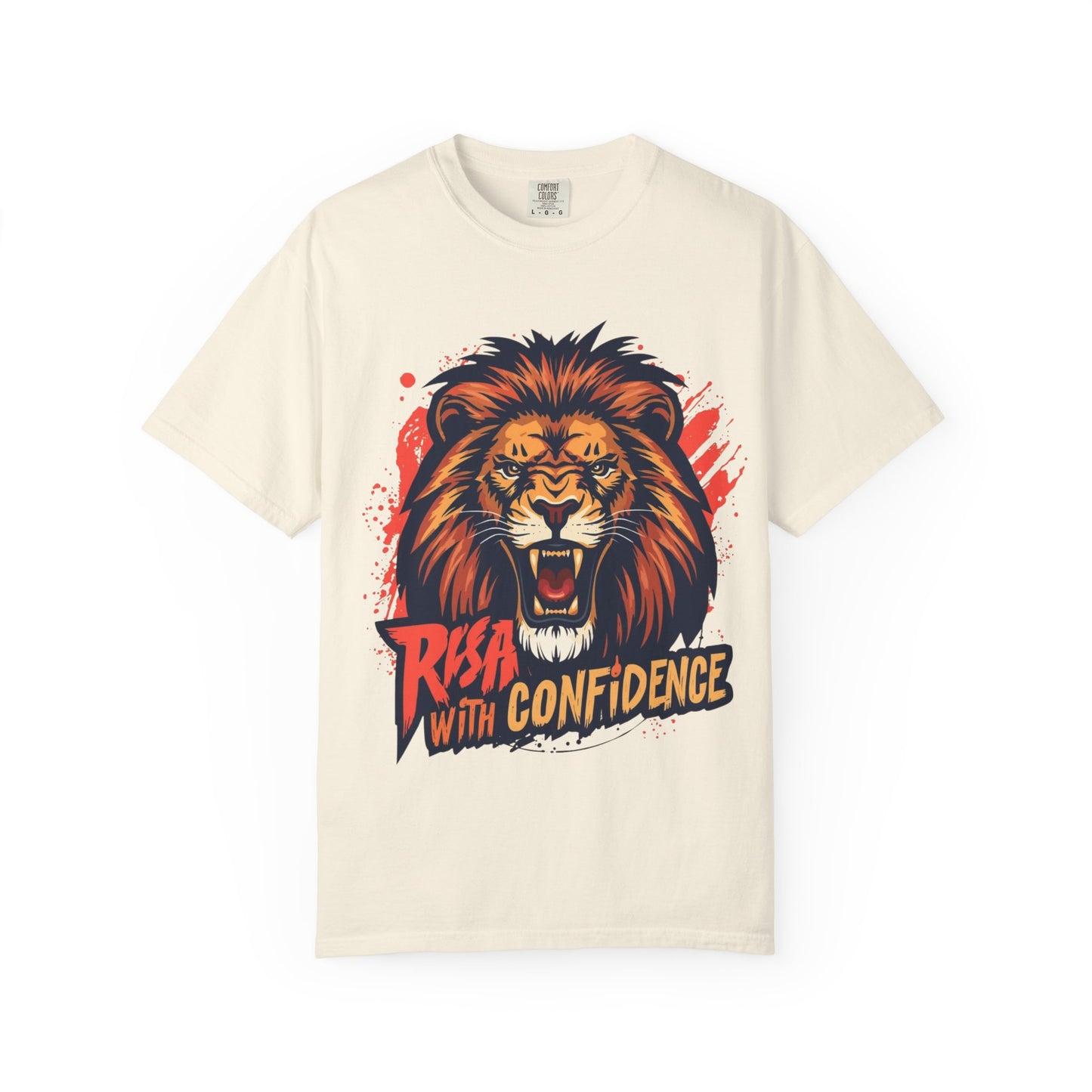 Lion Graphic T-Shirt — "Roar With Confidence" Bold Wildlife Tee