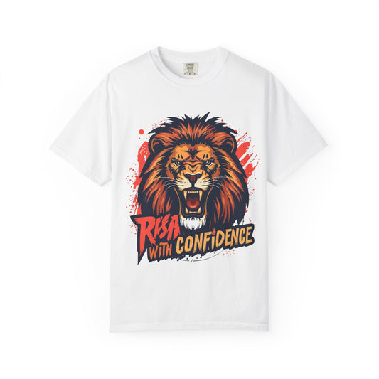 Lion Graphic T-Shirt — "Roar With Confidence" Bold Wildlife Tee