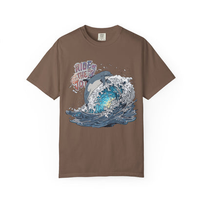 Ride the Wave Dolphin T-Shirt — Ocean Surf Graphic Tee