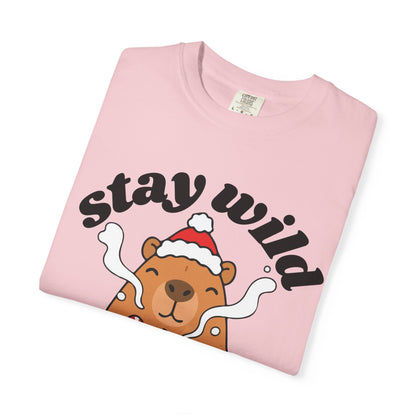 Stay Wild Stay Warm Bear T-Shirt — Cute Hot Cocoa Winter Graphic Tee
