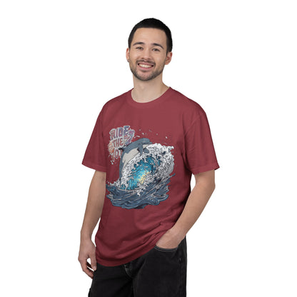 Ride the Wave Dolphin T-Shirt — Ocean Surf Graphic Tee