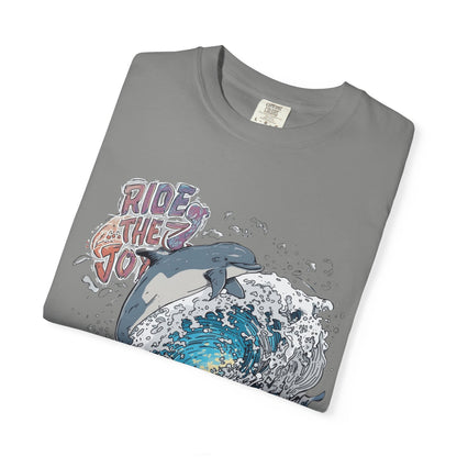 Ride the Wave Dolphin T-Shirt — Ocean Surf Graphic Tee