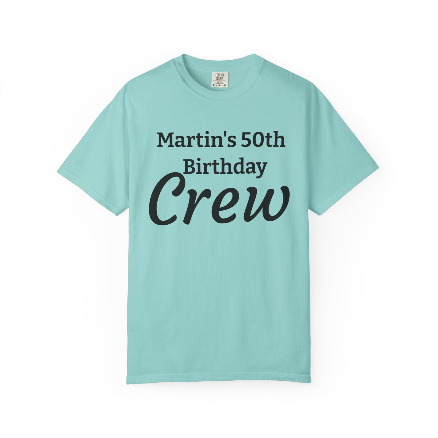 Personalized 'Martin's 50th Birthday Crew' T-Shirt