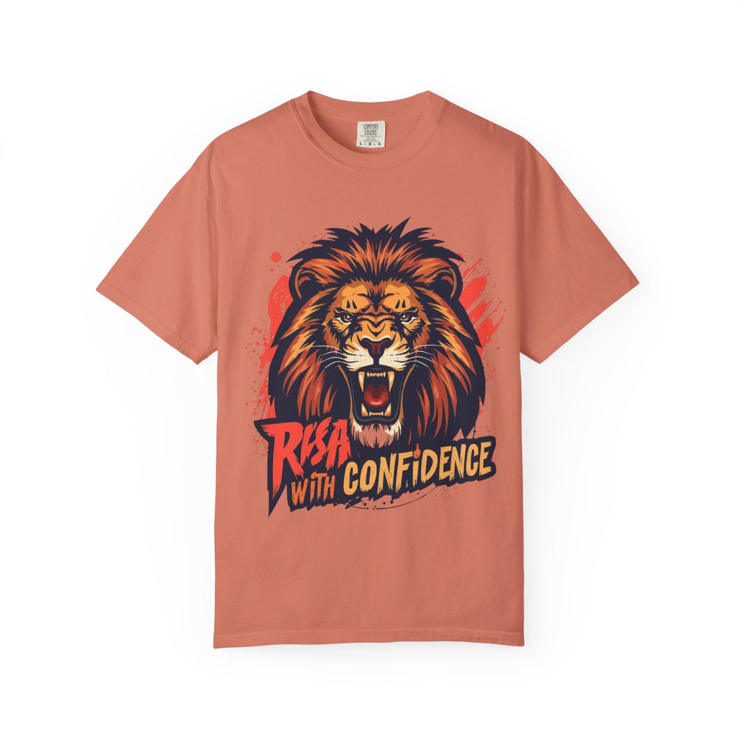 Lion Graphic T-Shirt — "Roar With Confidence" Bold Wildlife Tee
