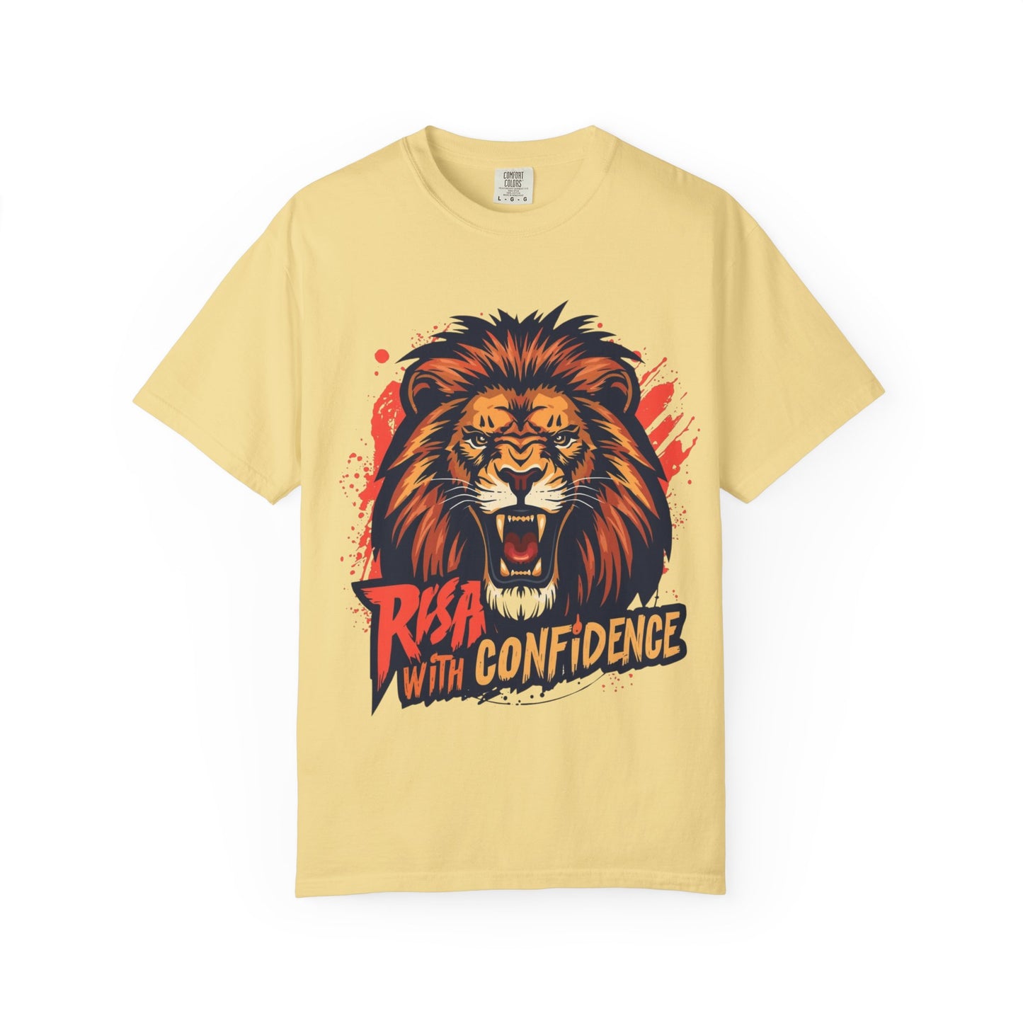 Lion Graphic T-Shirt — "Roar With Confidence" Bold Wildlife Tee