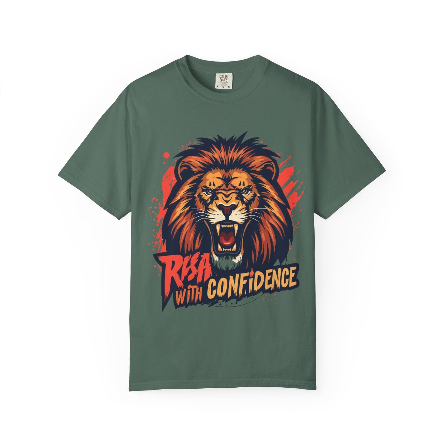 Lion Graphic T-Shirt — "Roar With Confidence" Bold Wildlife Tee