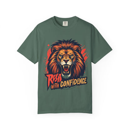 Lion Graphic T-Shirt — "Roar With Confidence" Bold Wildlife Tee