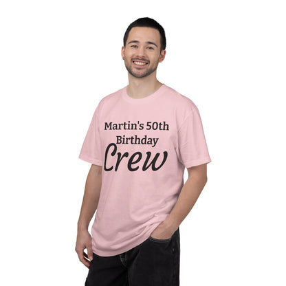 Personalized 'Martin's 50th Birthday Crew' T-Shirt