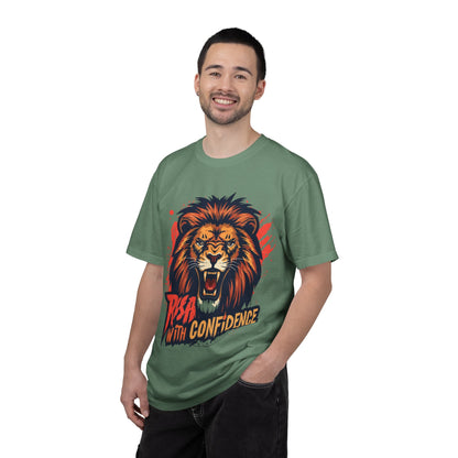 Lion Graphic T-Shirt — "Roar With Confidence" Bold Wildlife Tee