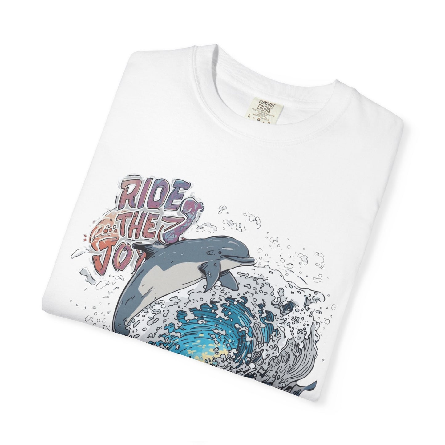 Ride the Wave Dolphin T-Shirt — Ocean Surf Graphic Tee
