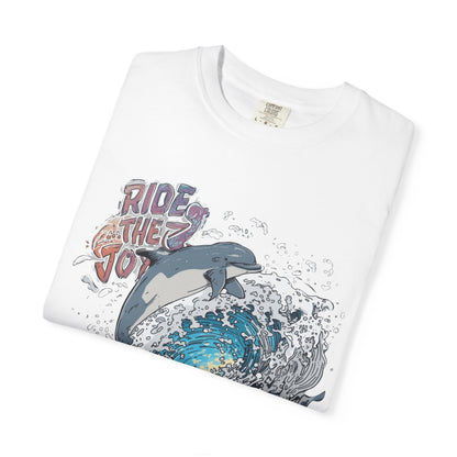 Ride the Wave Dolphin T-Shirt — Ocean Surf Graphic Tee