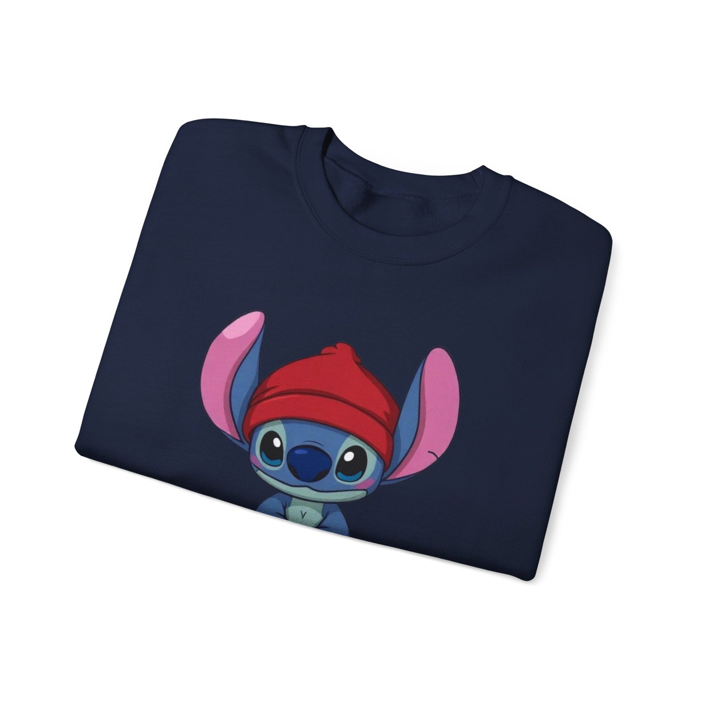 Stitch Cute Crewneck Sweatshirt — “All I Want Is Stitch” Cartoon Pullover