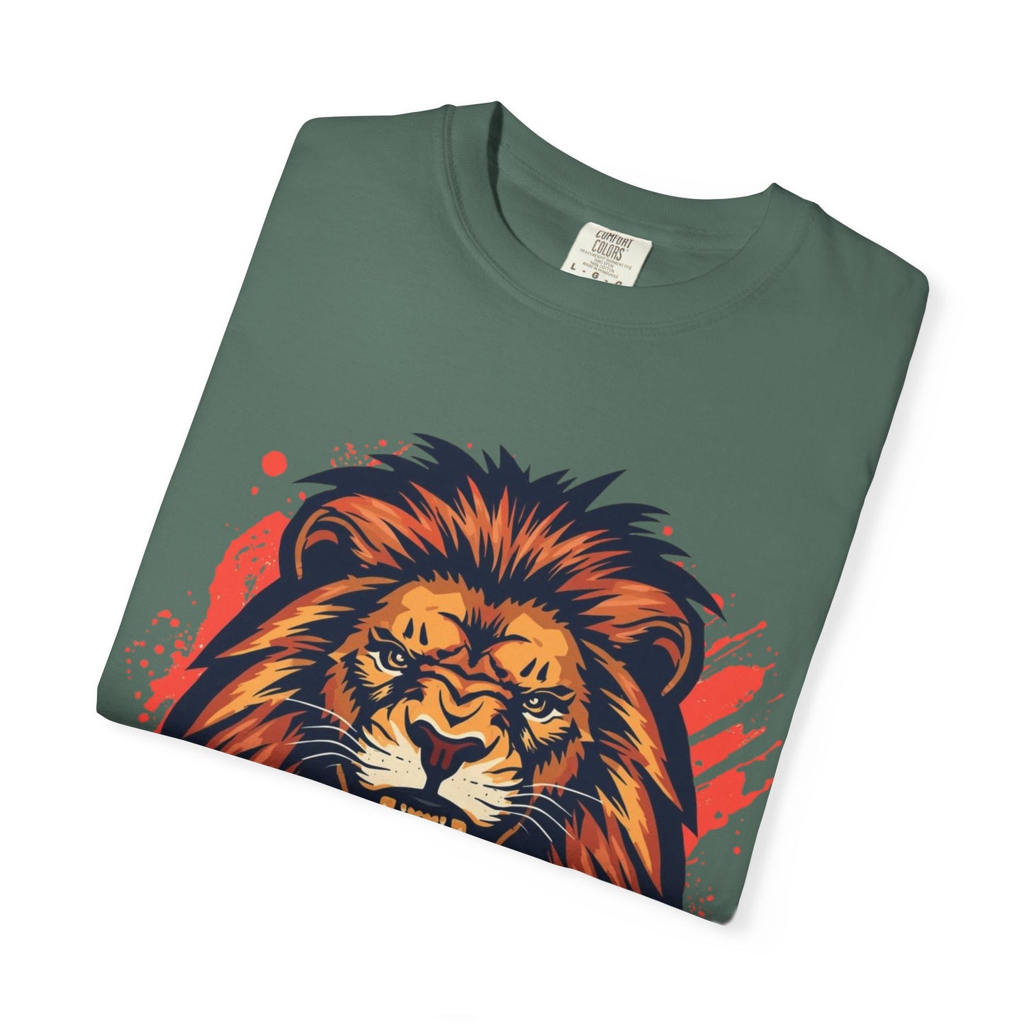 Lion Graphic T-Shirt — "Roar With Confidence" Bold Wildlife Tee
