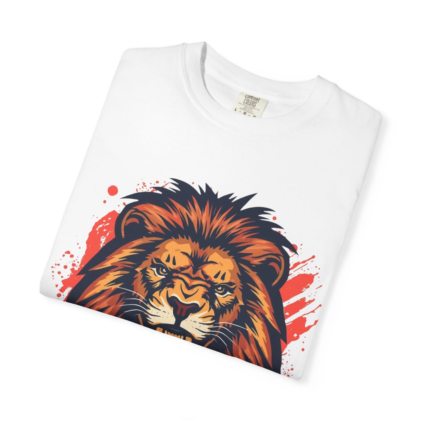 Lion Graphic T-Shirt — "Roar With Confidence" Bold Wildlife Tee