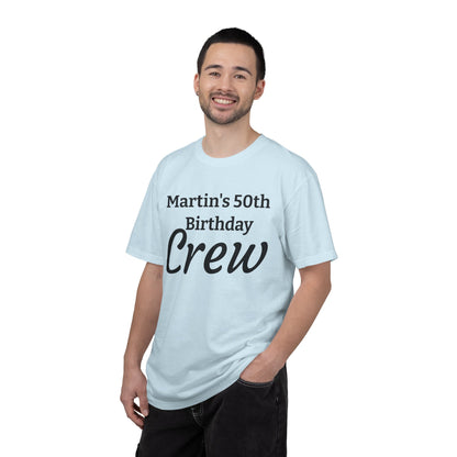 Personalized 'Martin's 50th Birthday Crew' T-Shirt
