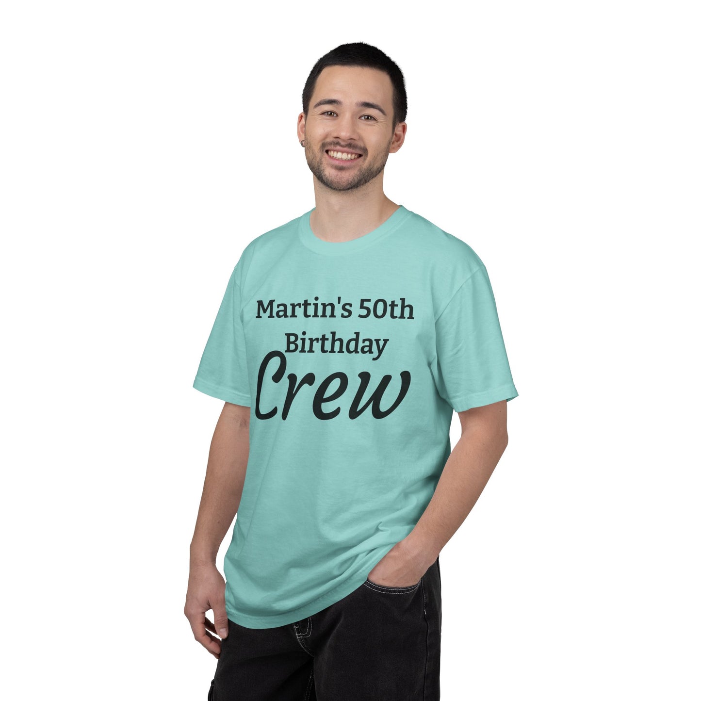 Personalized 'Martin's 50th Birthday Crew' T-Shirt