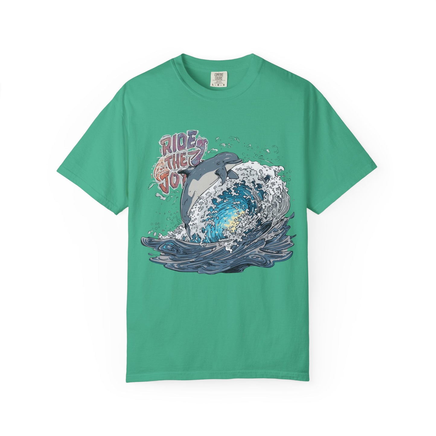 Ride the Wave Dolphin T-Shirt — Ocean Surf Graphic Tee