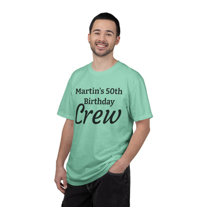 Personalized 'Martin's 50th Birthday Crew' T-Shirt
