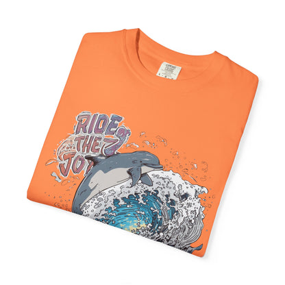 Ride the Wave Dolphin T-Shirt — Ocean Surf Graphic Tee