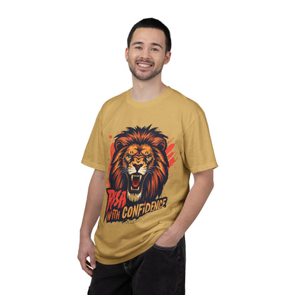 Lion Graphic T-Shirt — "Roar With Confidence" Bold Wildlife Tee