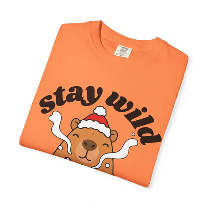 Stay Wild Stay Warm Bear T-Shirt — Cute Hot Cocoa Winter Graphic Tee