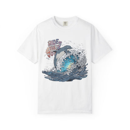 Ride the Wave Dolphin T-Shirt — Ocean Surf Graphic Tee