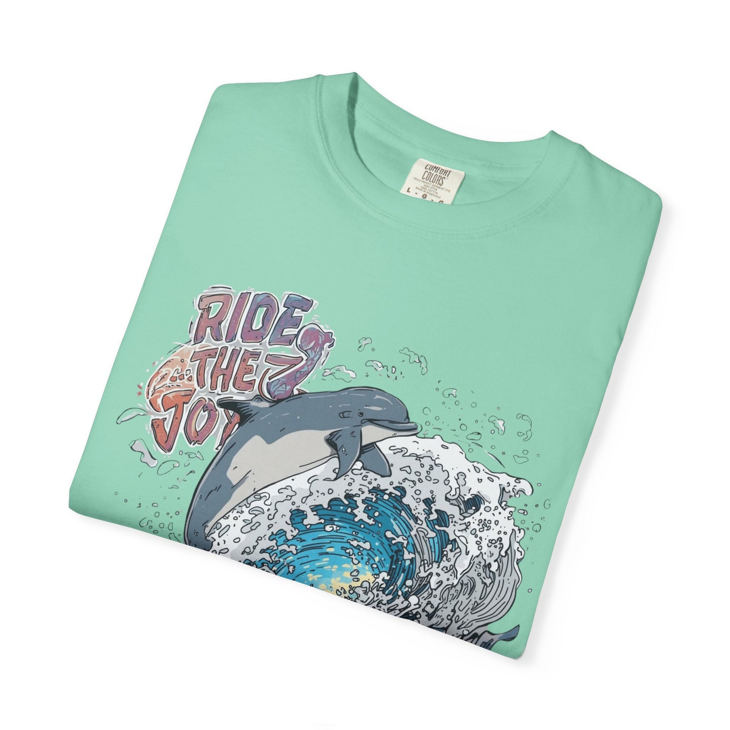 Ride the Wave Dolphin T-Shirt — Ocean Surf Graphic Tee