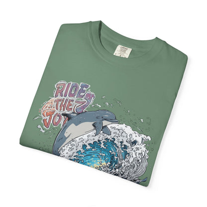 Ride the Wave Dolphin T-Shirt — Ocean Surf Graphic Tee