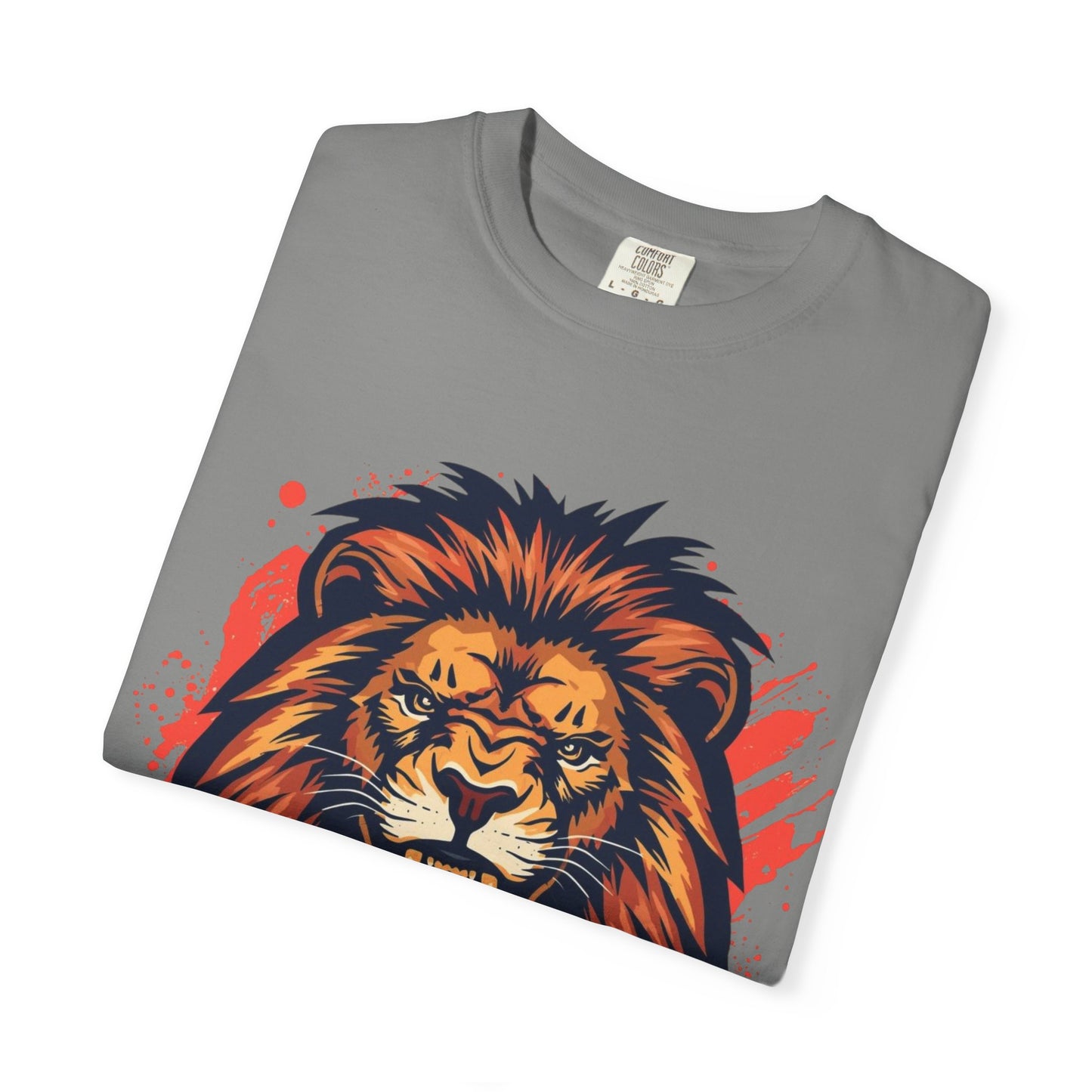 Lion Graphic T-Shirt — "Roar With Confidence" Bold Wildlife Tee