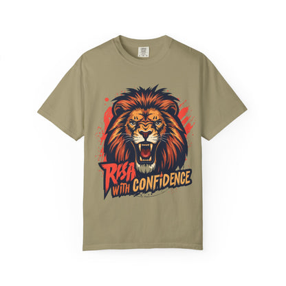 Lion Graphic T-Shirt — "Roar With Confidence" Bold Wildlife Tee