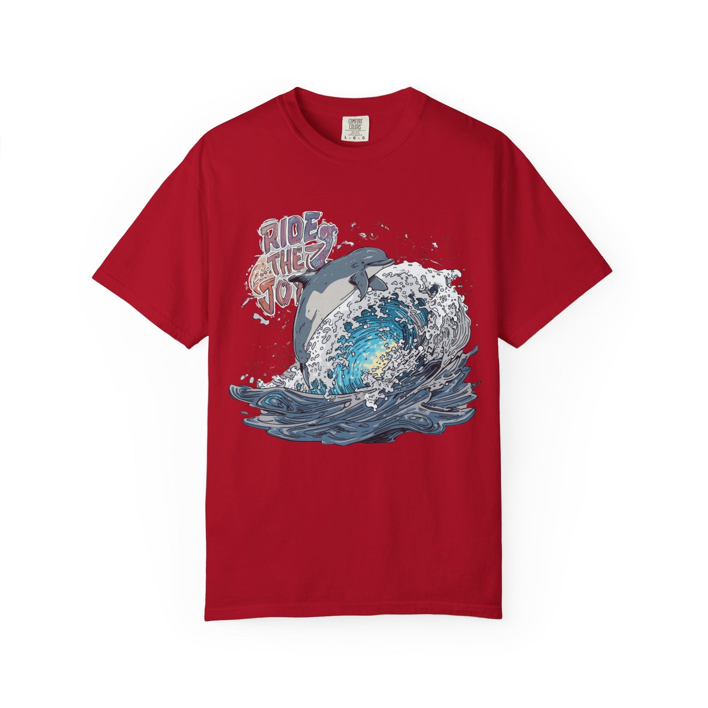 Ride the Wave Dolphin T-Shirt — Ocean Surf Graphic Tee