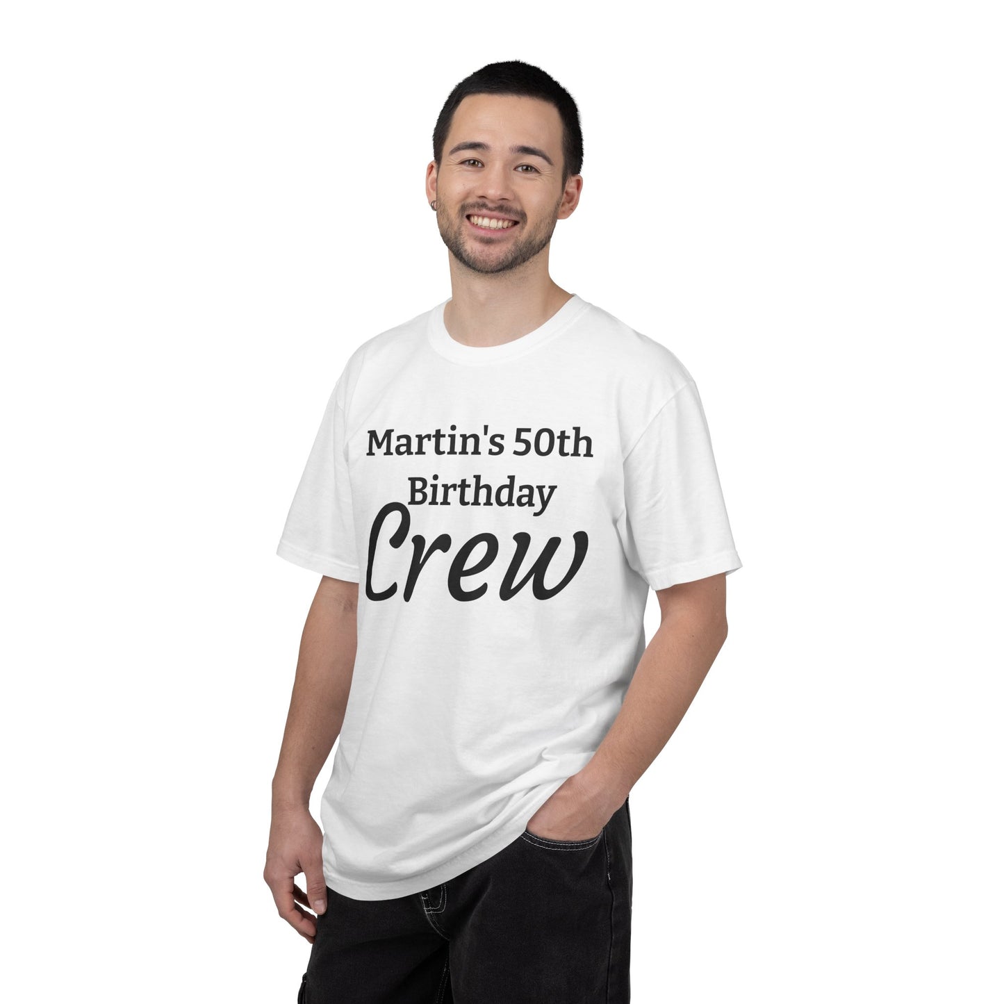 Personalized 'Martin's 50th Birthday Crew' T-Shirt