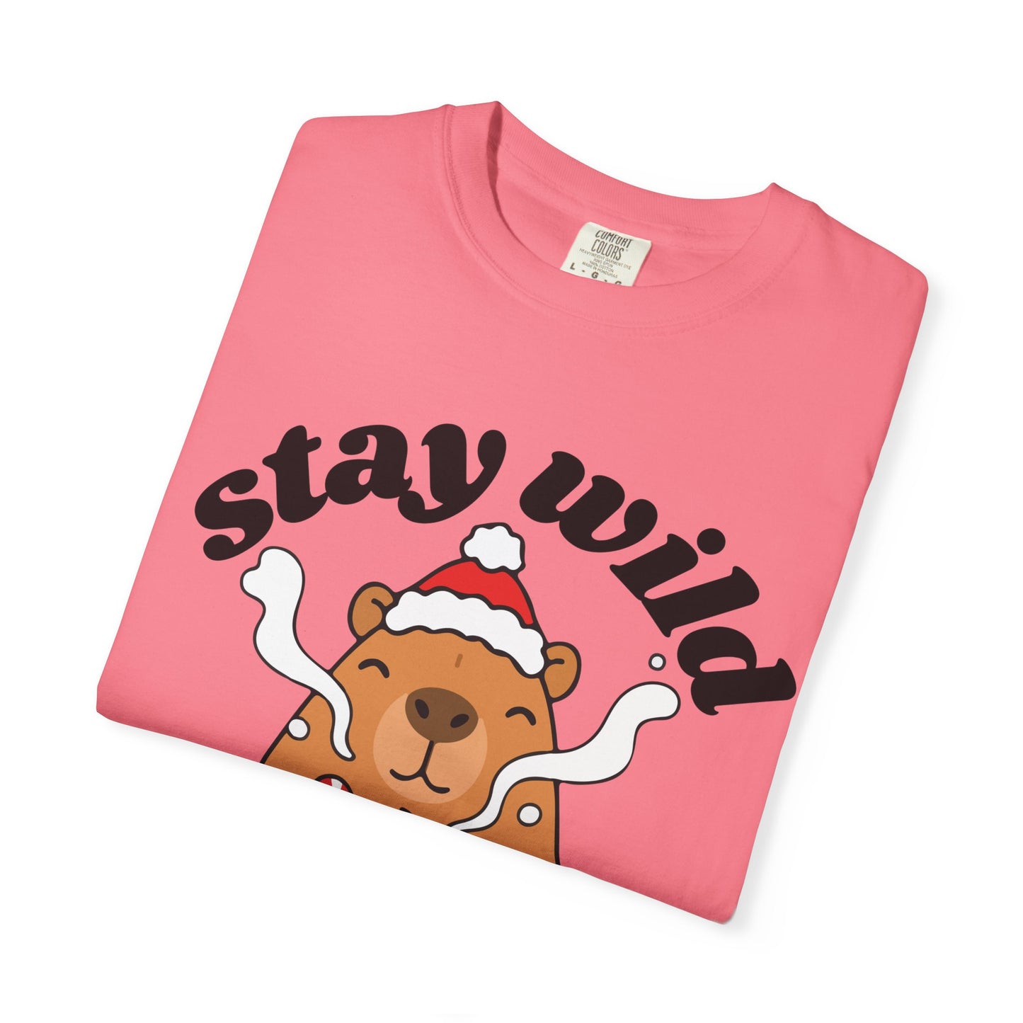 Stay Wild Stay Warm Bear T-Shirt — Cute Hot Cocoa Winter Graphic Tee