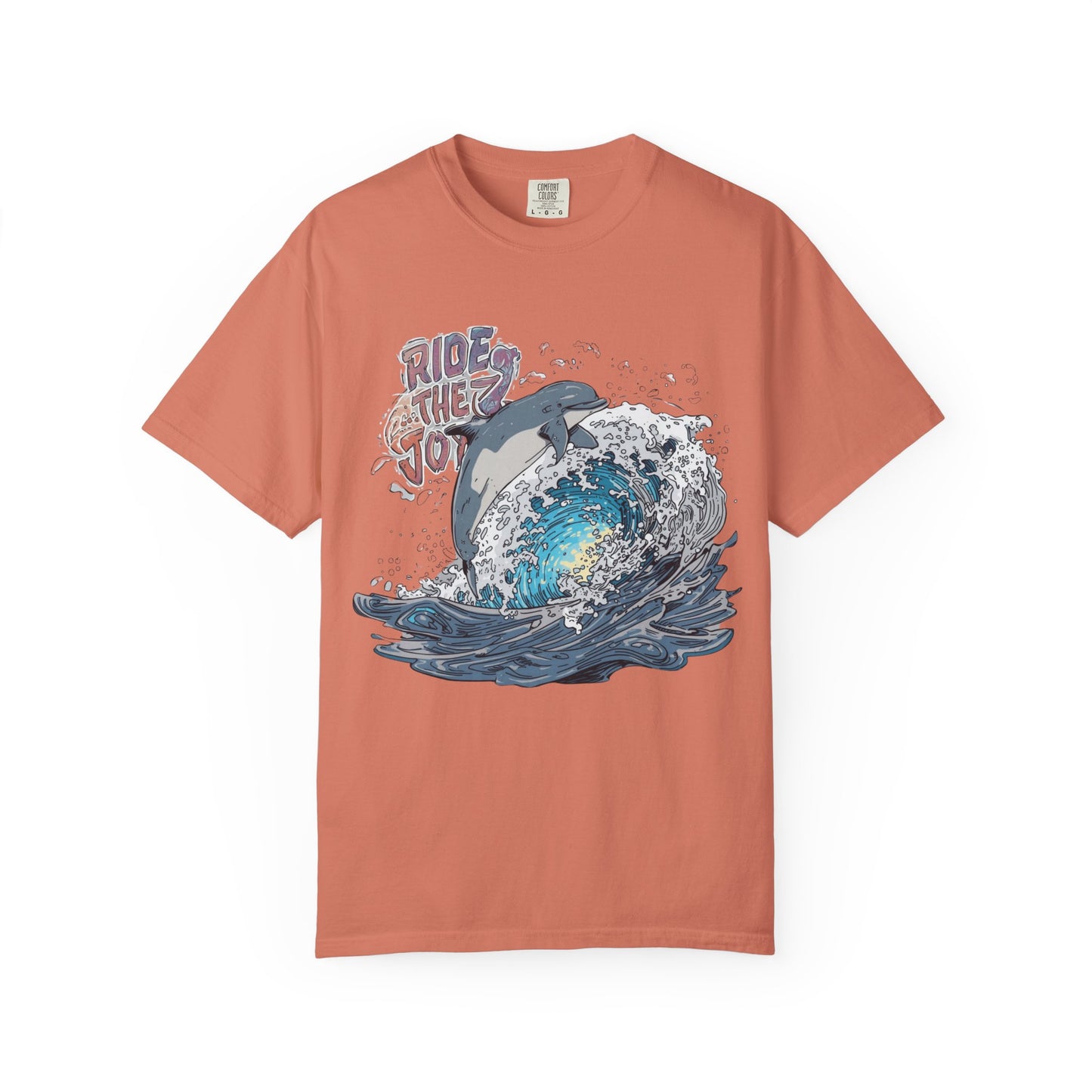 Ride the Wave Dolphin T-Shirt — Ocean Surf Graphic Tee