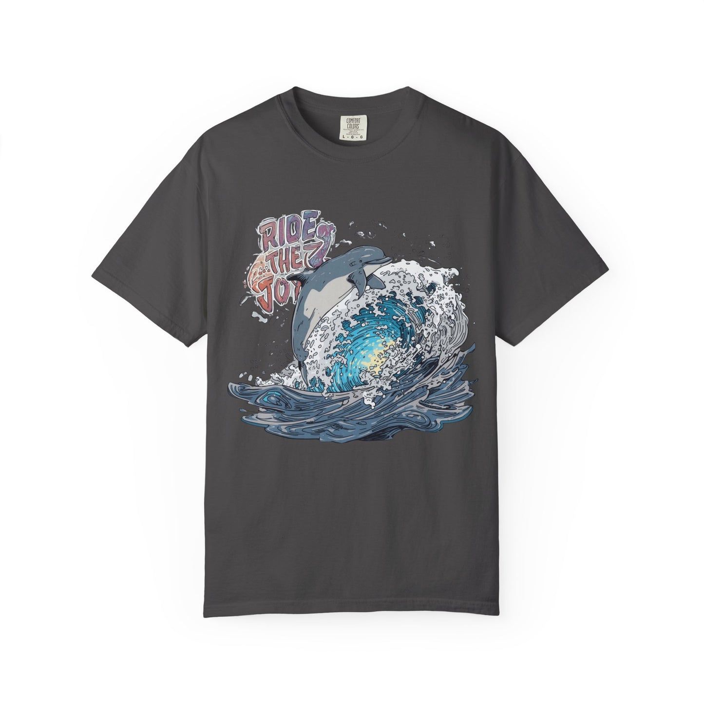 Ride the Wave Dolphin T-Shirt — Ocean Surf Graphic Tee