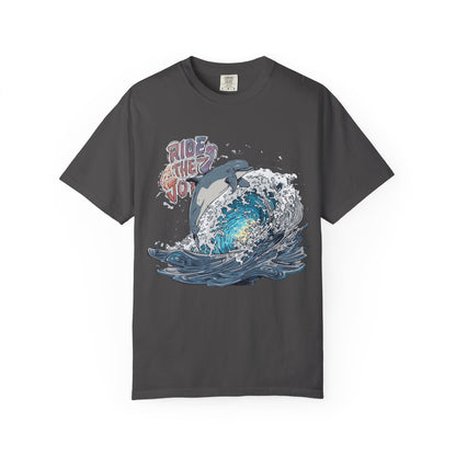 Ride the Wave Dolphin T-Shirt — Ocean Surf Graphic Tee