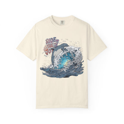 Ride the Wave Dolphin T-Shirt — Ocean Surf Graphic Tee