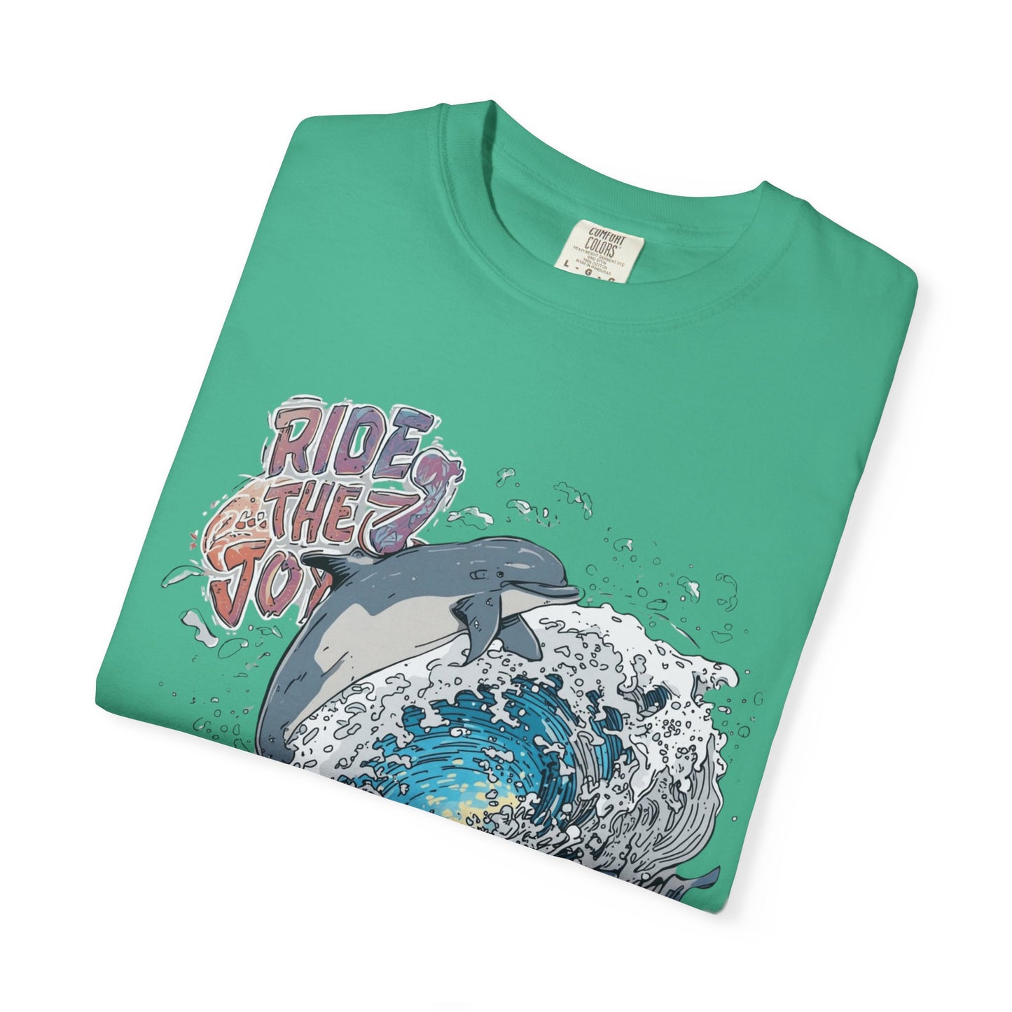 Ride the Wave Dolphin T-Shirt — Ocean Surf Graphic Tee