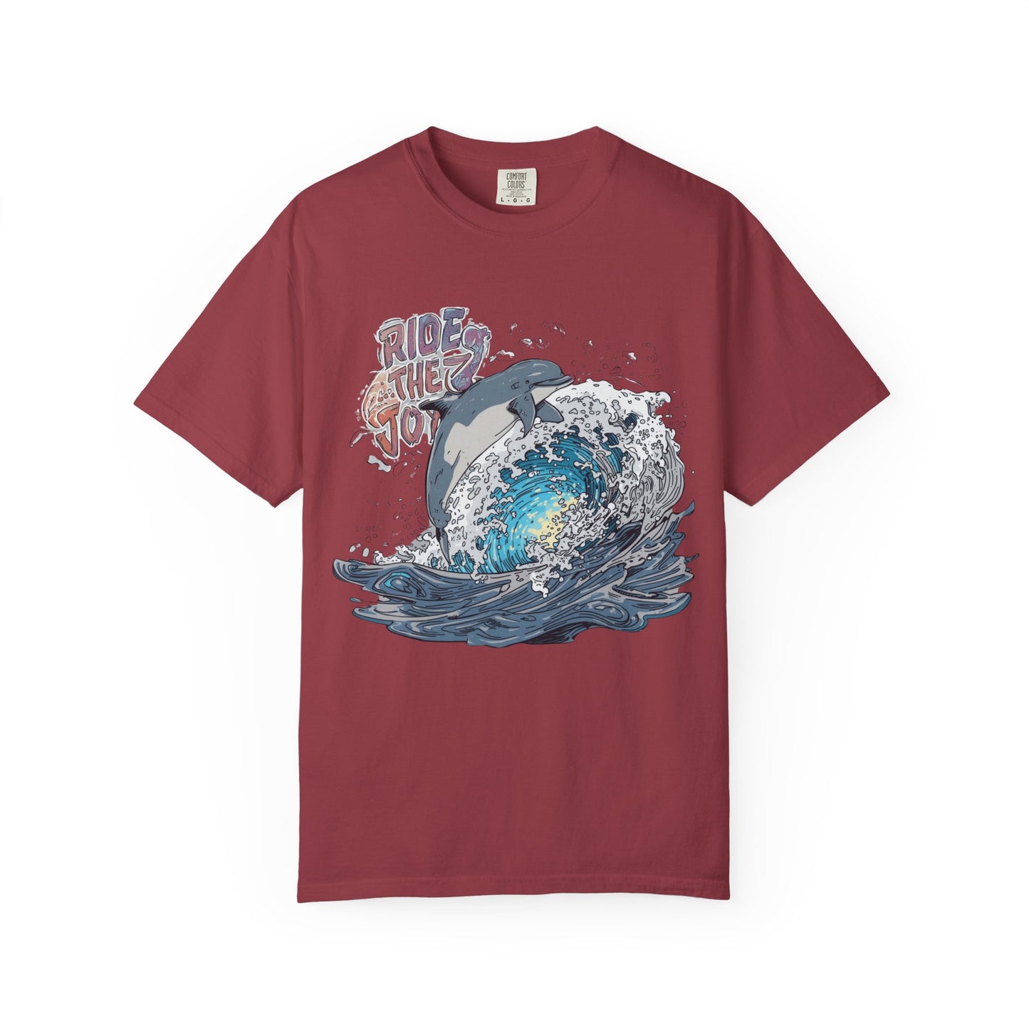 Ride the Wave Dolphin T-Shirt — Ocean Surf Graphic Tee