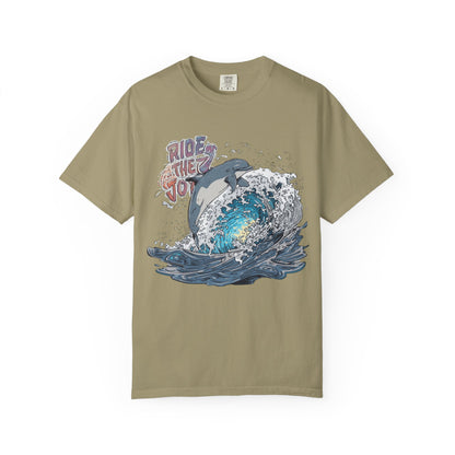 Ride the Wave Dolphin T-Shirt — Ocean Surf Graphic Tee