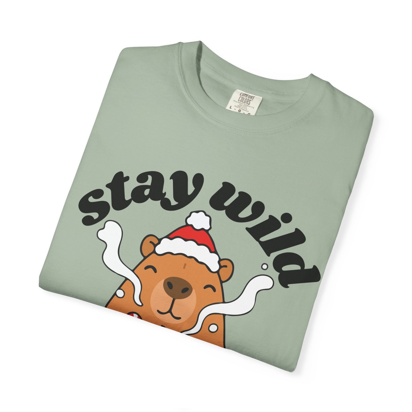 Stay Wild Stay Warm Bear T-Shirt — Cute Hot Cocoa Winter Graphic Tee
