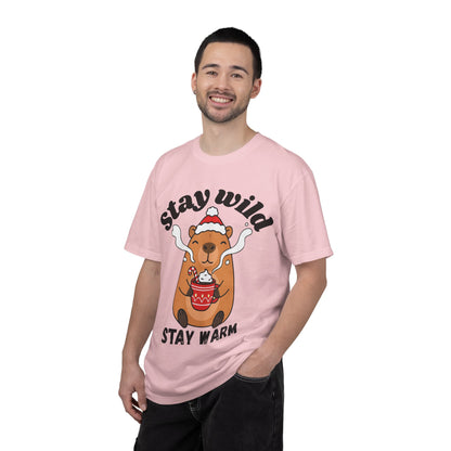 Stay Wild Stay Warm Bear T-Shirt — Cute Hot Cocoa Winter Graphic Tee