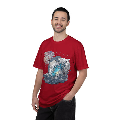 Ride the Wave Dolphin T-Shirt — Ocean Surf Graphic Tee