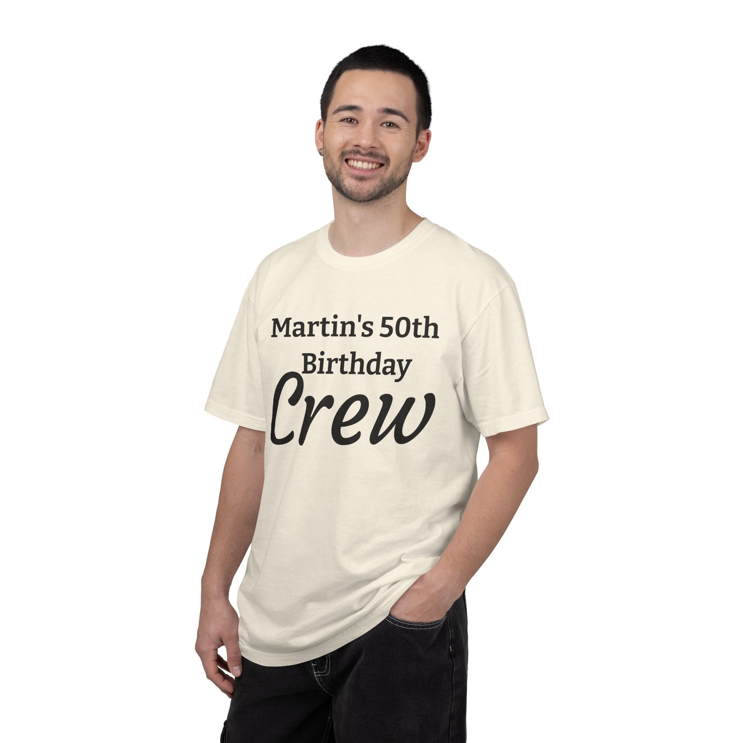 Personalized 'Martin's 50th Birthday Crew' T-Shirt